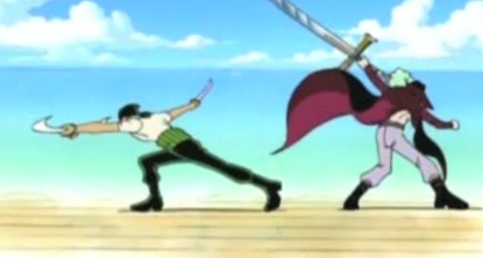 Mejores peleas, Zoro vs. Mihawk