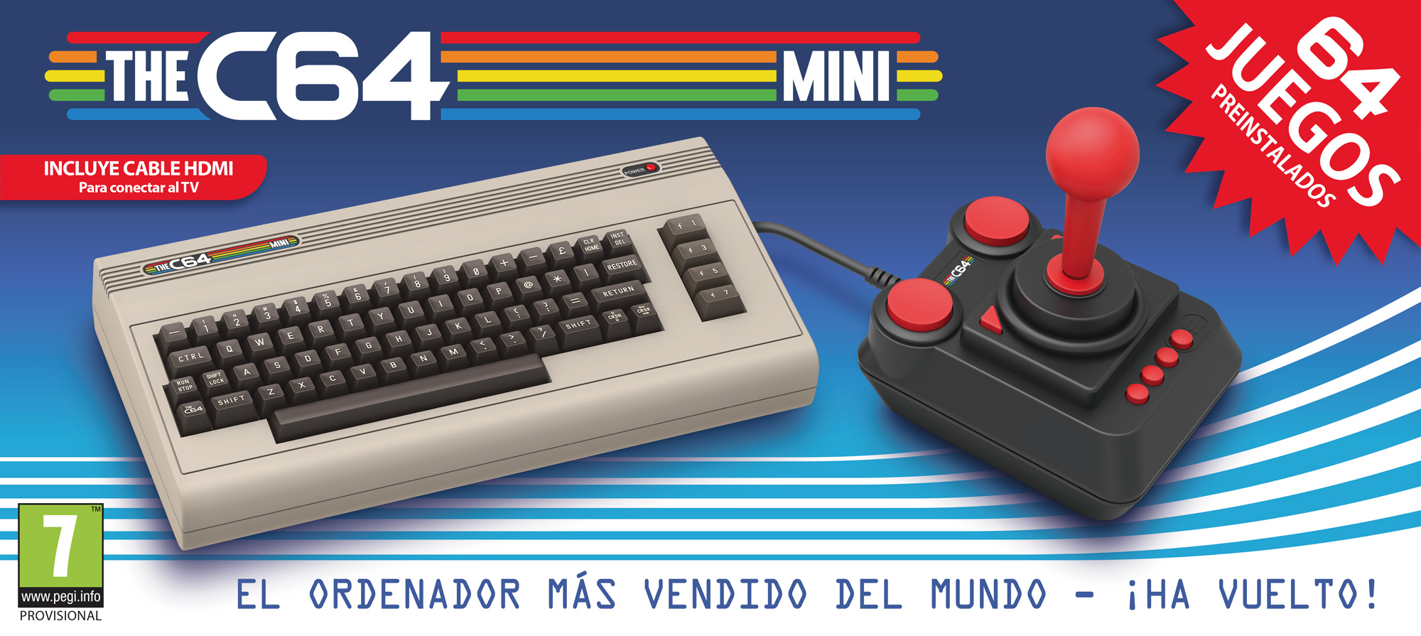 ¡The C64 Mini llegará en marzo!