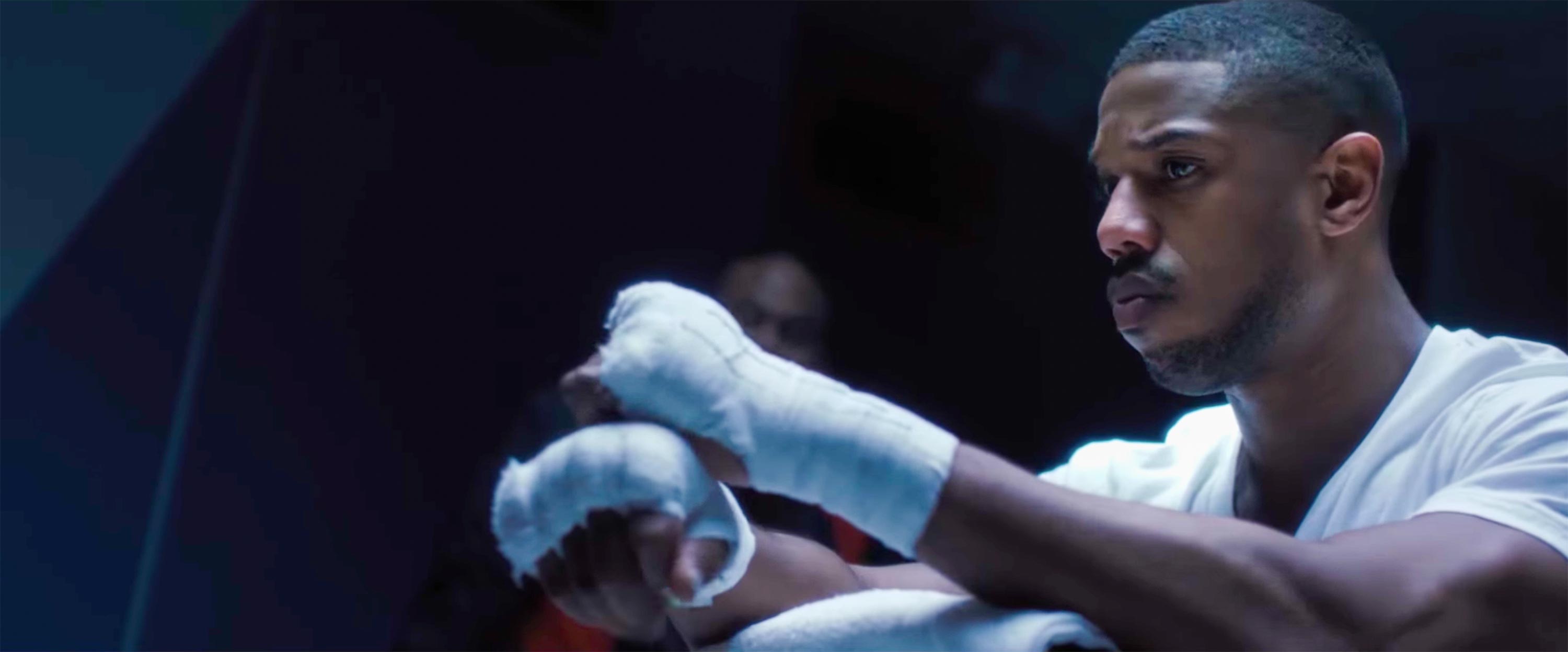 Michael B. Jordan en Creed II // ew.com