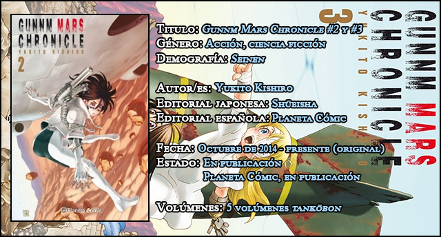 Review manga GUNNM: Mars Chronicle #2 y #3