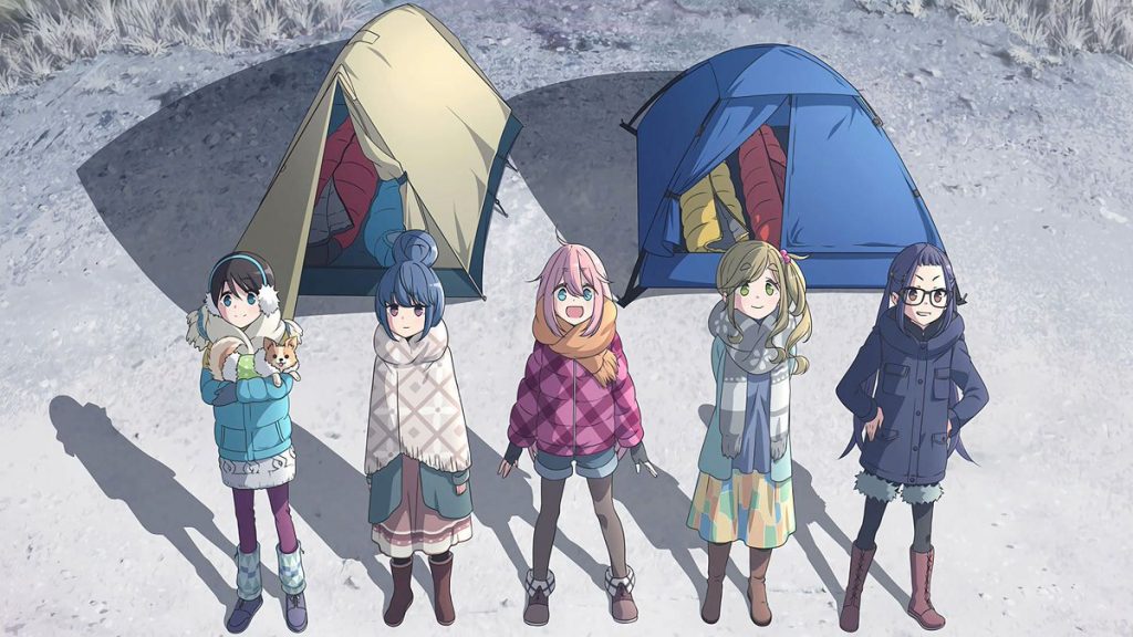 5 mejores animes 2018 - Yuru Camp