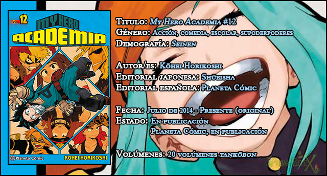 Review manga: 'My Hero Academia' #12