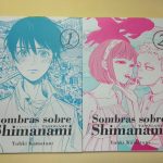 Sombras sobre Shimanami 1 2 sobrecubiertas delanteras y marcapaginas