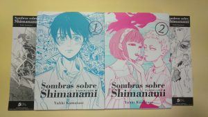 Sombras sobre Shimanami 1 2 sobrecubiertas delanteras y marcapaginas