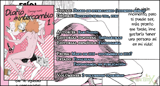 Review manga: 'Diario de intercambio (conmigo misma)' #1