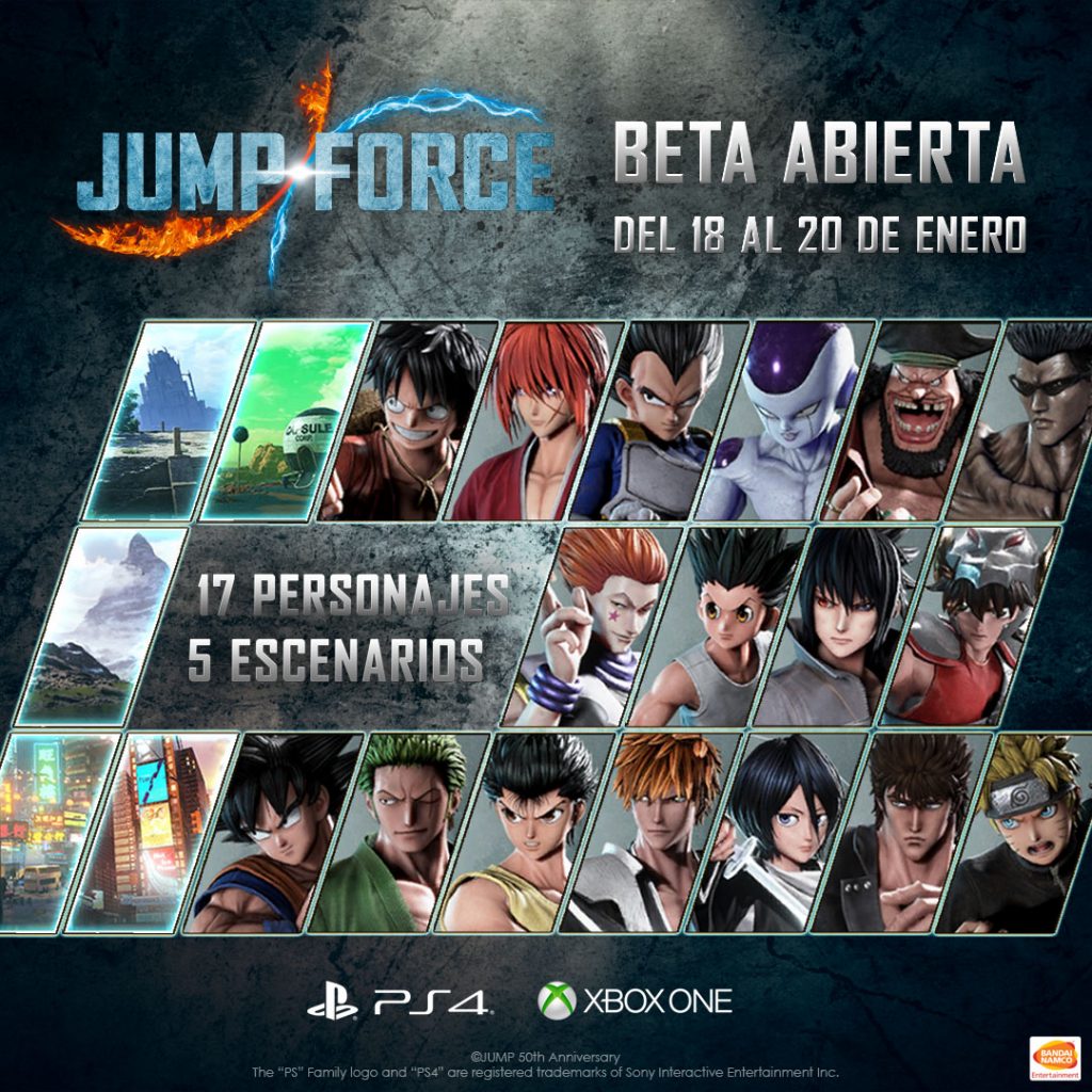 jump force roster