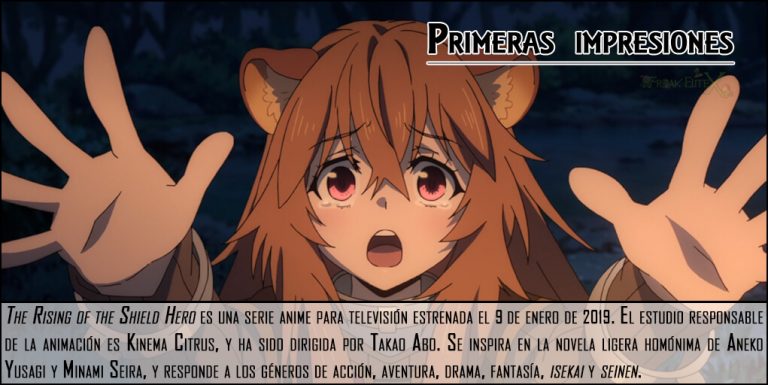 The Rising of the Shield Hero primeras impresiones imagen destacada