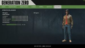 Generation Zero - Rol de mesa, habilidades e inventario 3