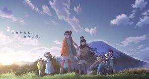 anime corto laid-back camp imagen destacada