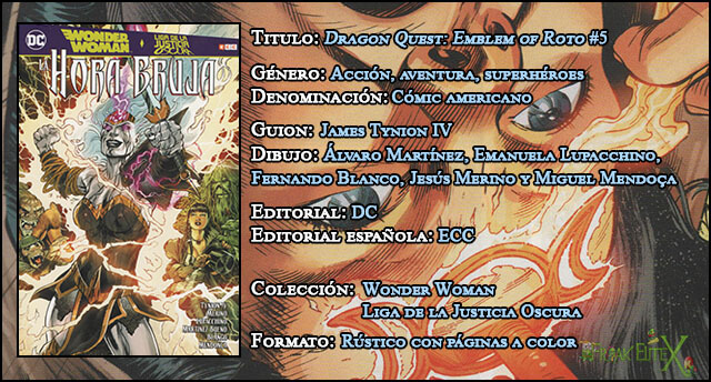 Wonder Woman/Liga de la Justicia Oscura: La Hora Bruja - Ficha de Datos