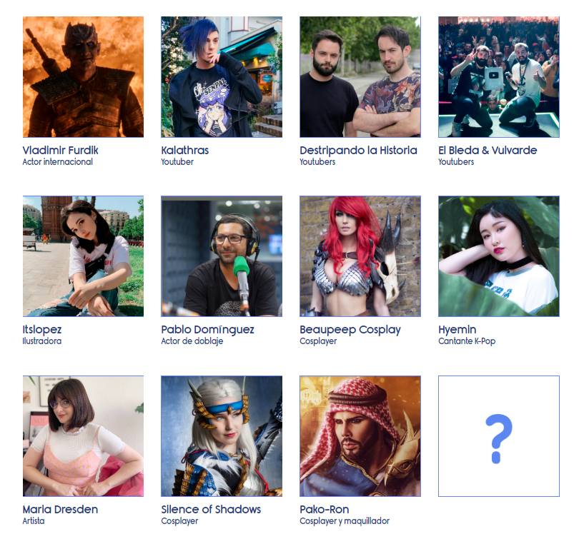 Invitados Mangafest 2019