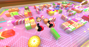 Mickey y Minnie Mouse en versión Tsum Tsum