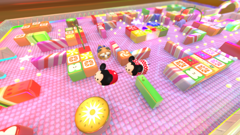 Mickey y Minnie Mouse en versión Tsum Tsum