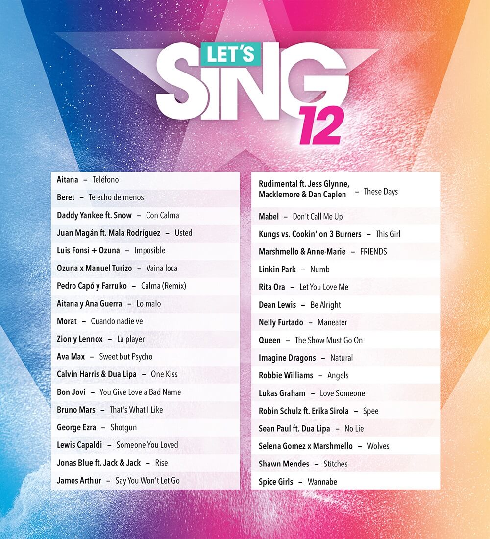 Canciones Let's Sing 12