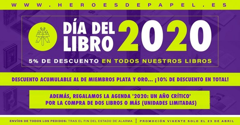 Descuentos y regalos en el Día del Libro con Héroes de Papel