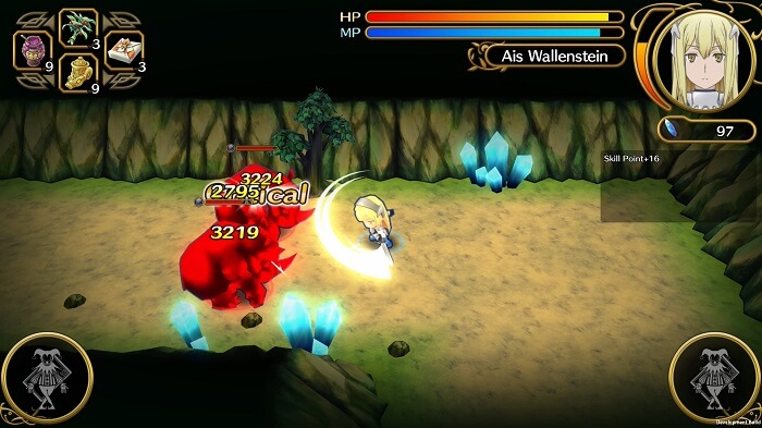 Análisis Is It Wrong to Try to Pick Up Girls in a Dungeon Infinite Combate
