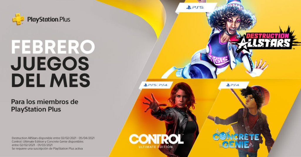 Los juegos para febrero en PlayStation Plus 2021 ya anunciados febrero 2021 PlayStation Plus