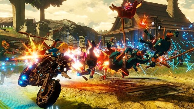 Hyrule Warriors: La era del cataclismo - El latido ancestral | La moto Hyliana será un arma exclusiva de Zelda.