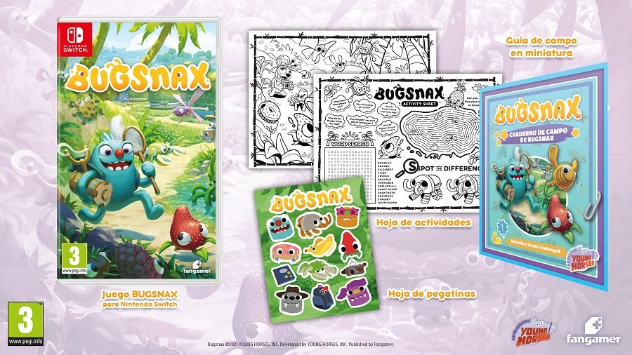 Bugsnax llegará en formato físico para Nintendo Switch el 19 de agosto