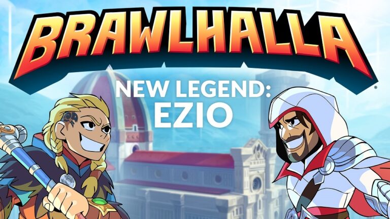 Ezio y Eivor en Brawlhalla (1)