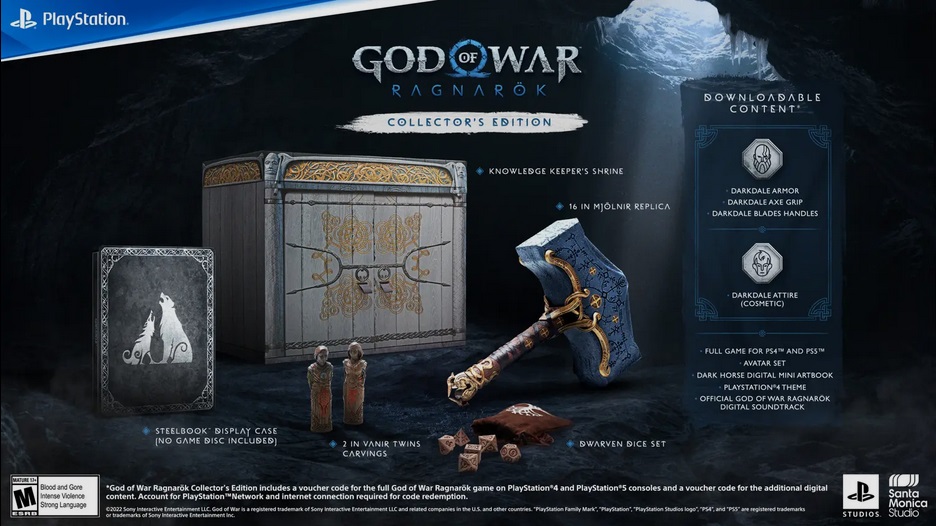 Reveladas todas las ediciones de God of War: Ragnarök