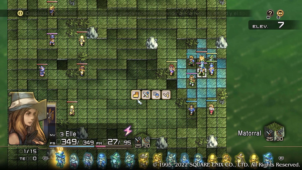 Análisis de Tactics Ogre: Reborn | Podremos cambiar la perspectiva del mapa para ver mejor la distribución del escenario.