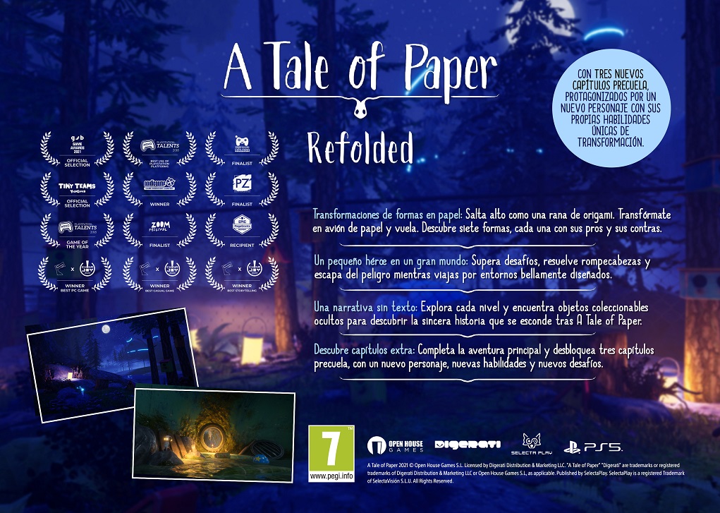 ¡Se ha confirmado el lanzamiento de otro gran juego indie: A Tale of Paper llegará a PlayStation 5 a través de Selecta Play!