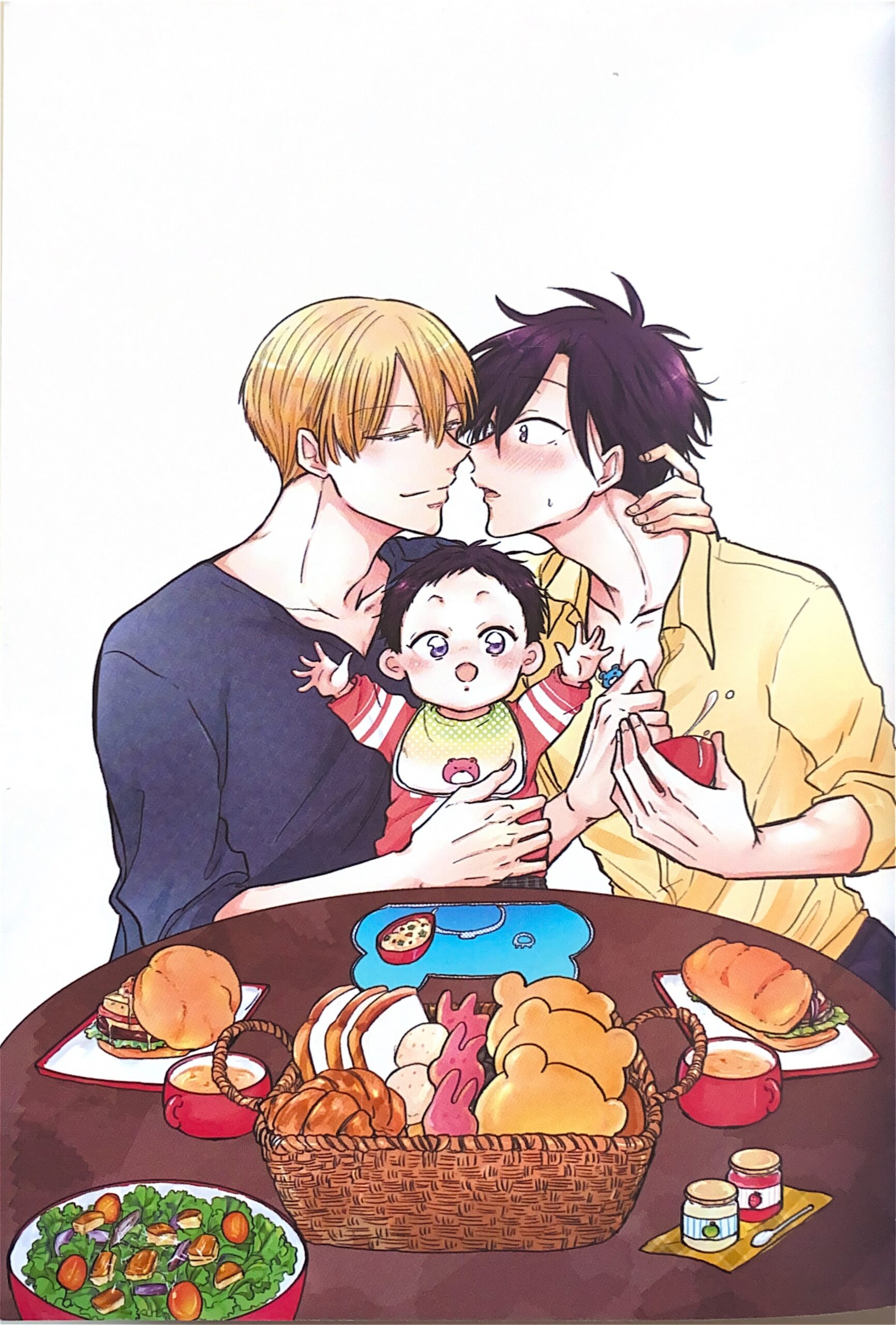Reseña de ¡Buen Provecho! | El manga se presenta con la premisa de aprender a cocinar para dar de comer a un bebé