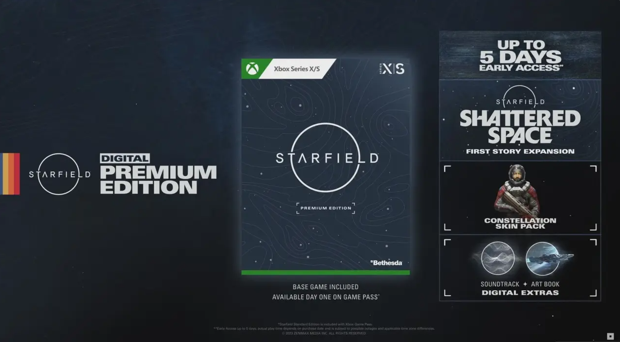 Starfield confirma sus ediciones y lo cierto es que tienen muy buena pinta. Os las mostramos a continuación.