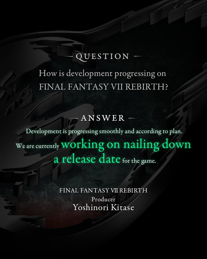 Final Fantasy VII Rebirth estado