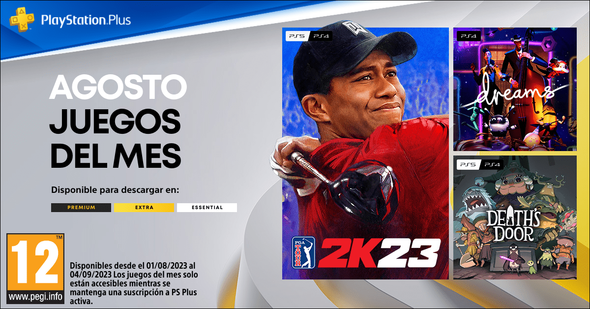 PS Plus de agosto 2023