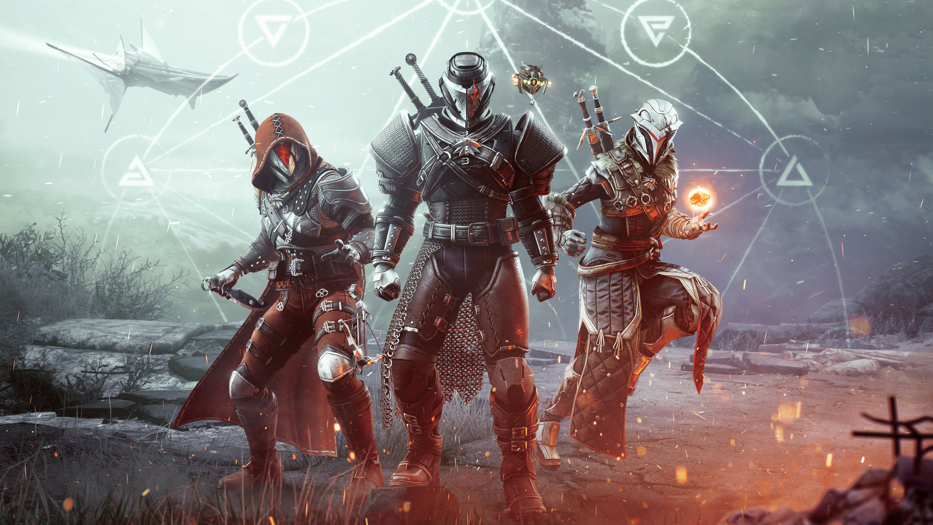 Ya puedes conseguir a Geralt en Destiny 2 portada