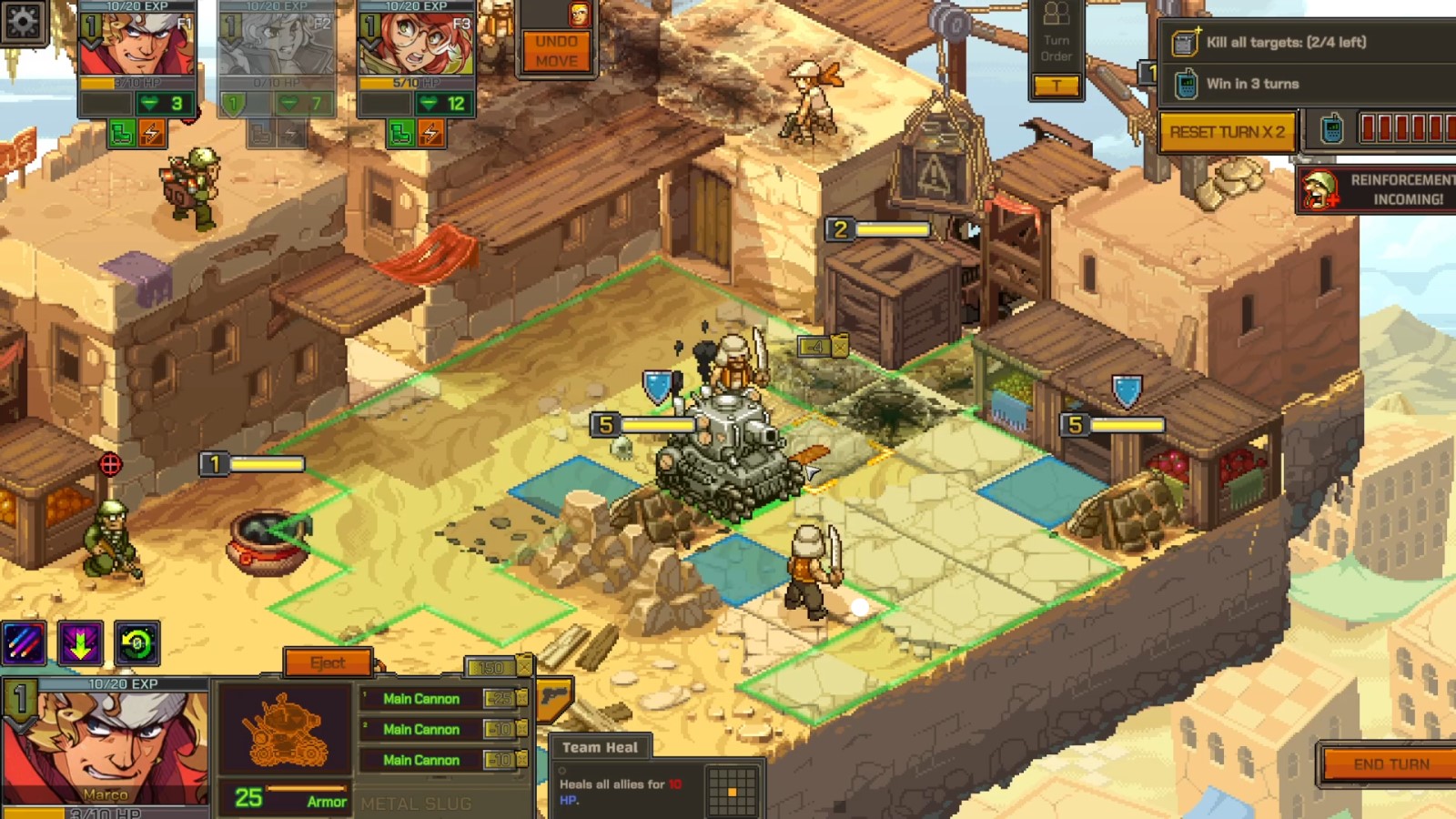 Primeras impresiones de Metal Slug Tactics