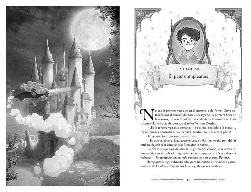 Reseña de Harry Potter y sus novelas ilustradas: la piedra filosofal y la cámara secreta