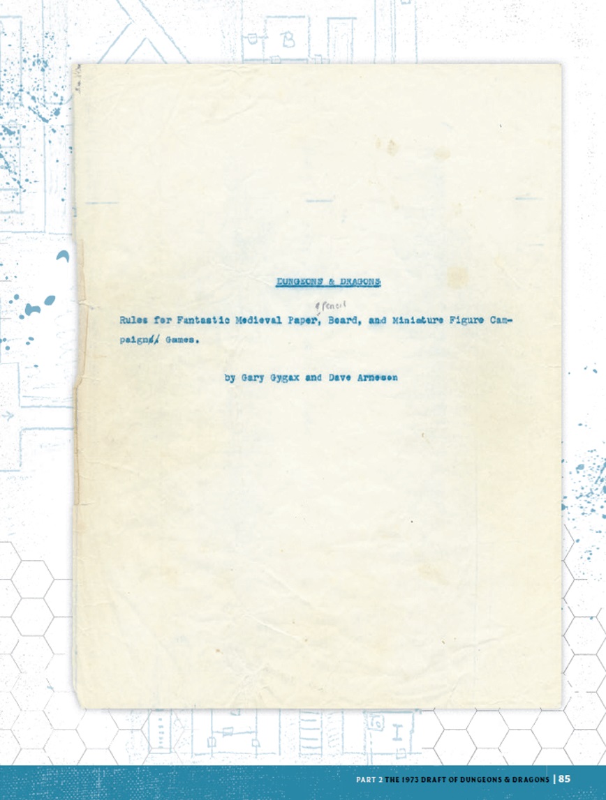Reseña de The Making Of Original Dungeons & Dragons 1970-1977