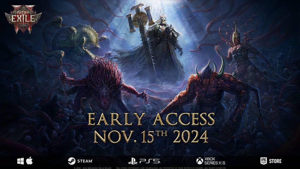 Path of Exile 2 y su acceso anticipado llegarán el 15 de noviembre de 2024