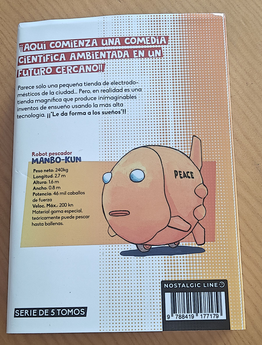 Reseña del manga Los inventos de Peace Electronics