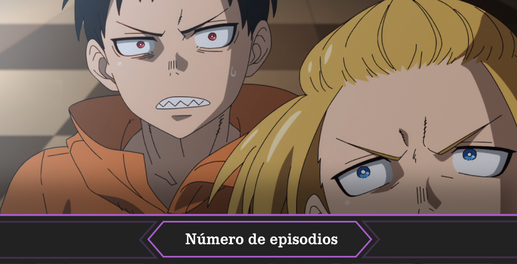 Cuál es el número de episodios del anime Fire Force temporada 3