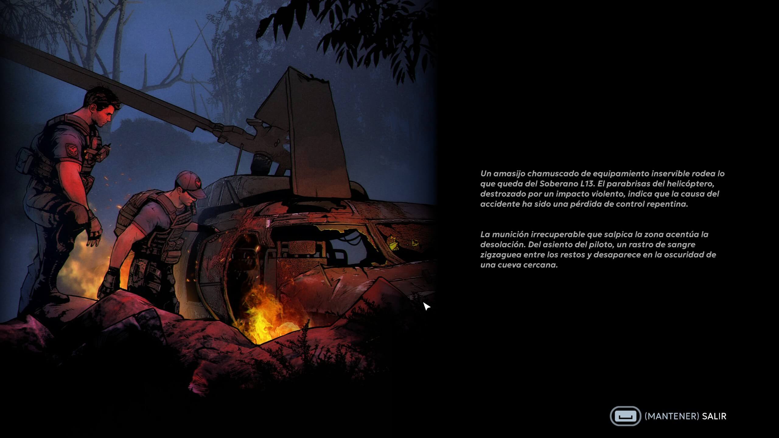 Análisis de Chains of Freedom | Buena parte de la historia y el lore se desarrollan con escenas narradas con estilo comiquero.