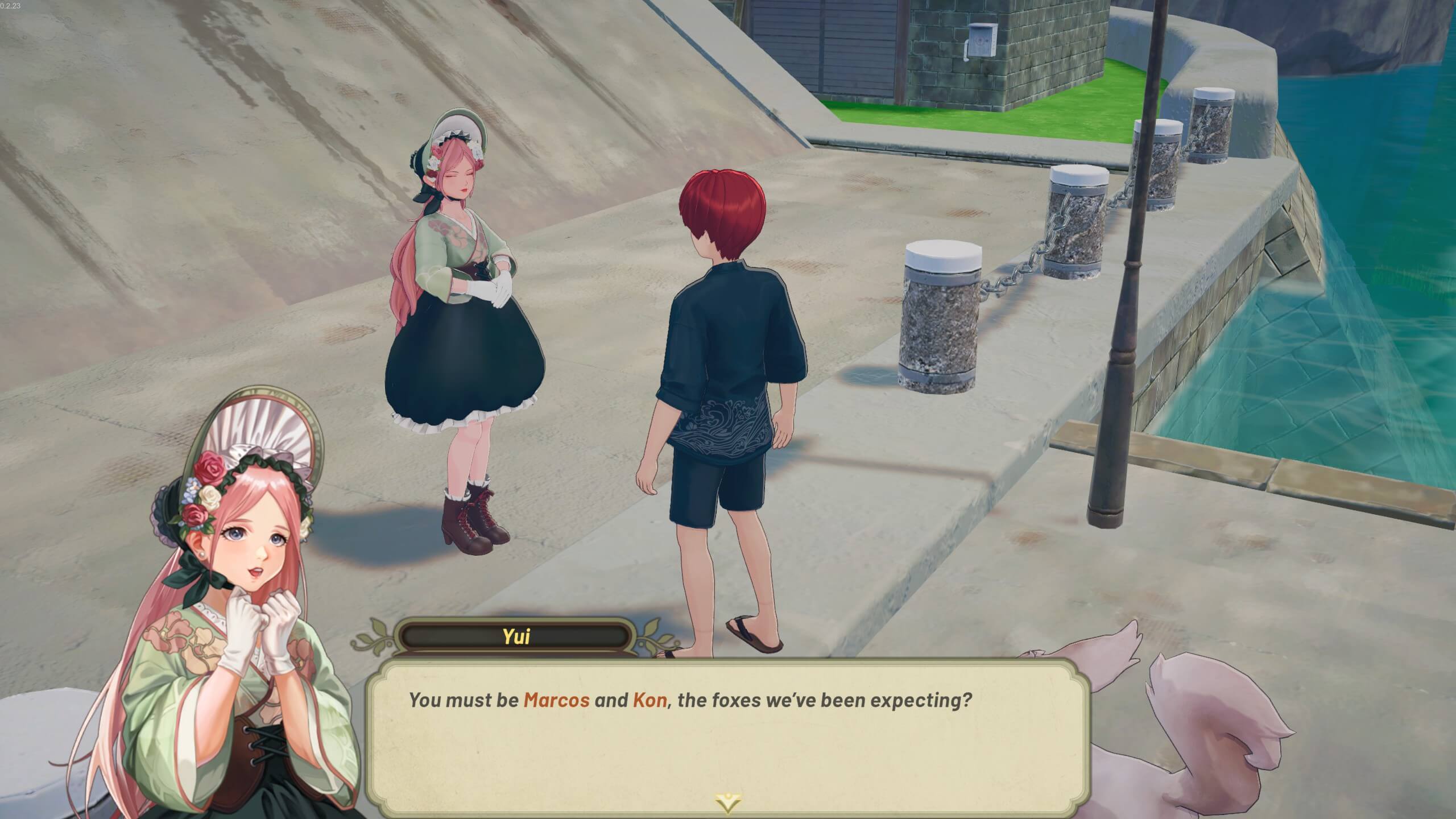 Primeras impresiones de Tales of Seikyu | El juego es muy bonito, pero también es verdad que algunas texturas y expresiones faciales se ven algo raras.