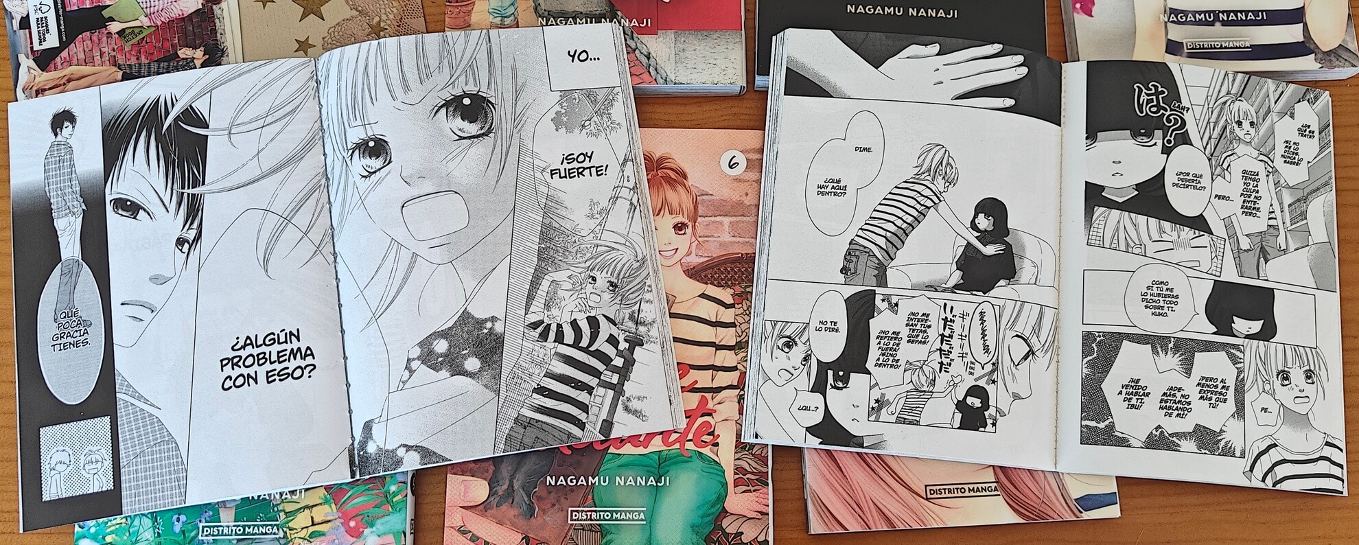 Reseña manga completo Sigue Adelante | Capturas del interior de distintos tomos.