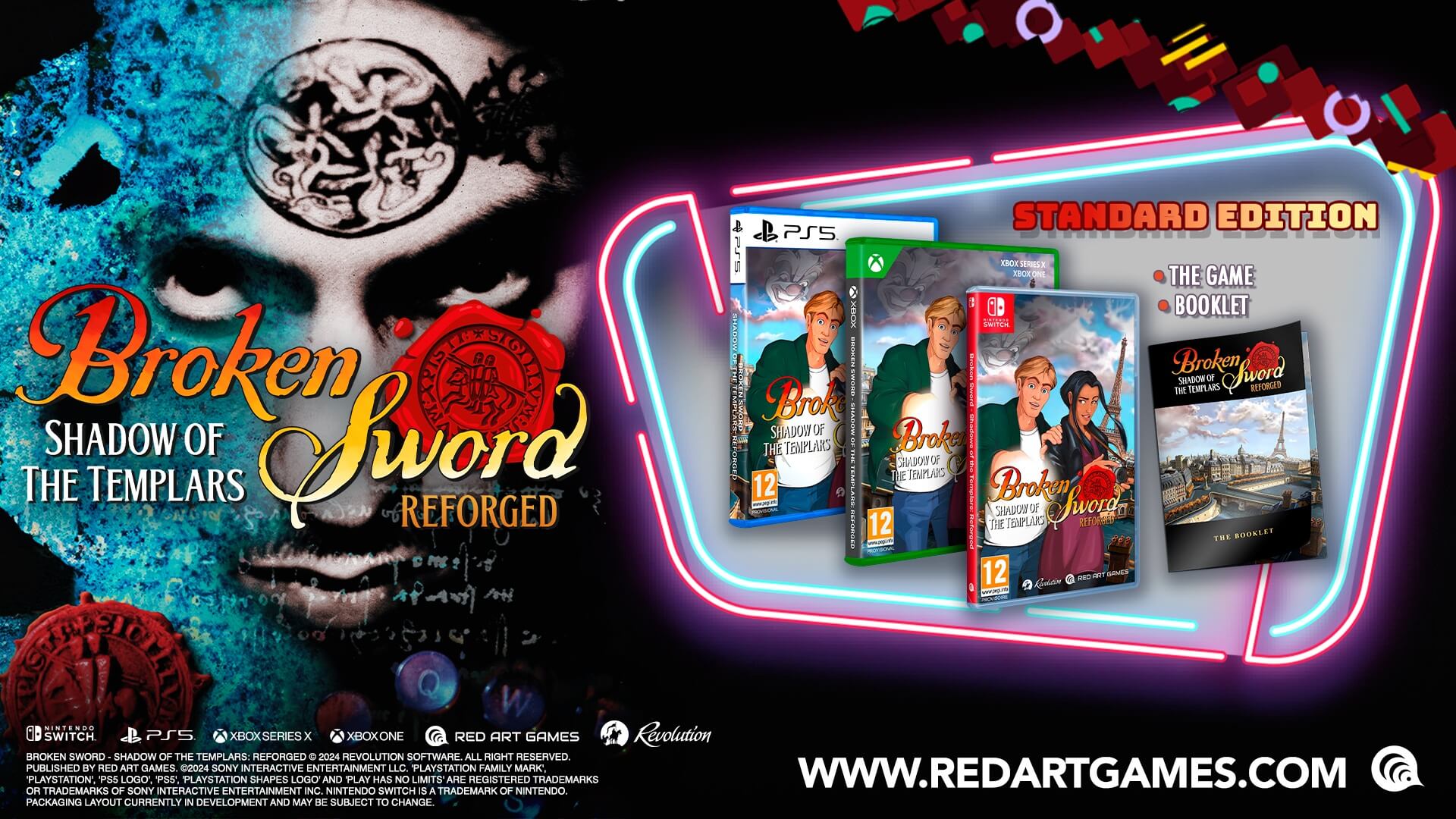 Ya tenemos disponible la edición física de Broken Sword – La Leyenda de los Templarios: Reforged en consolas.