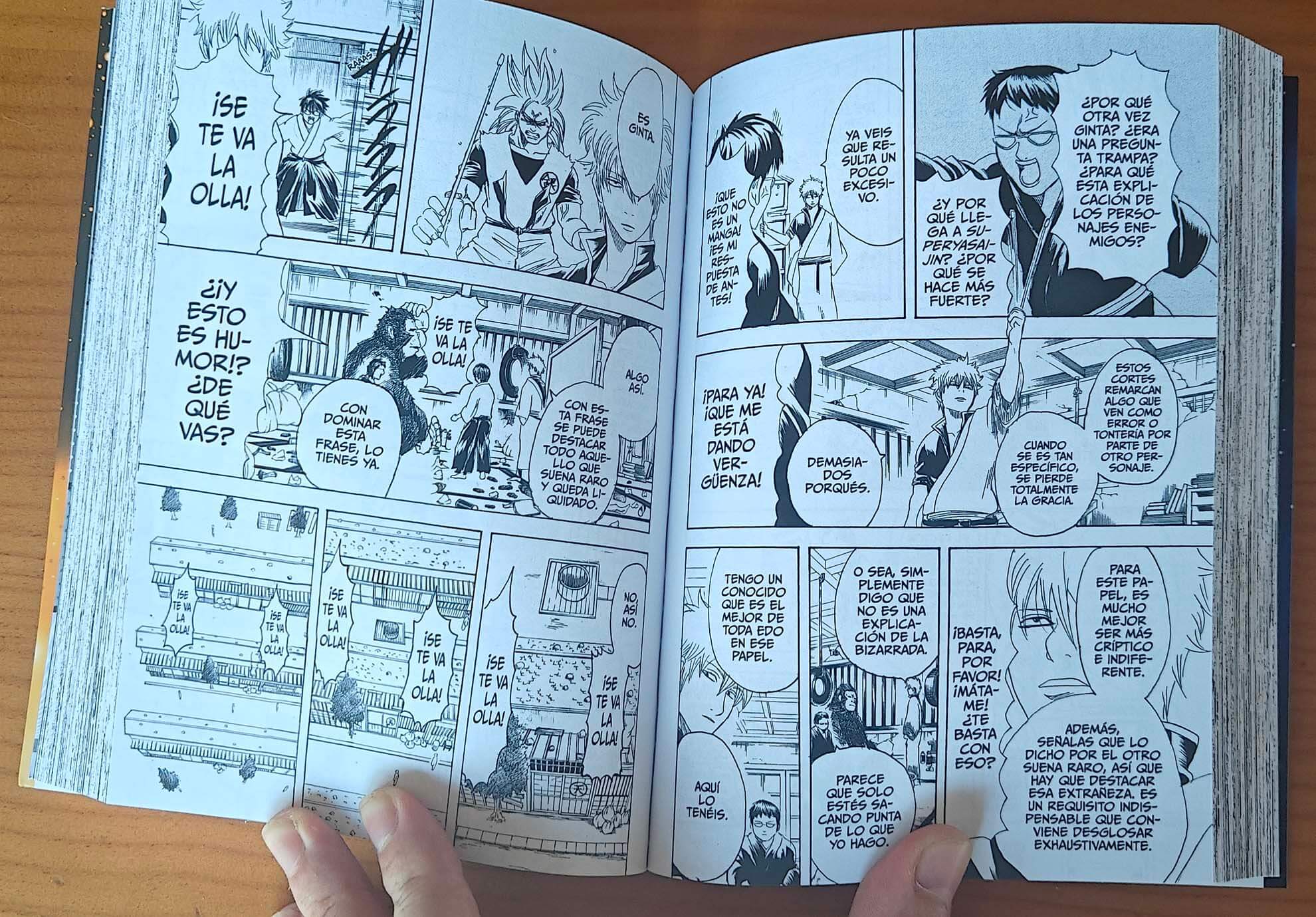 Reseña del manga Gintama n.º 7 | Parodias como la de Dragon Ball siguen apareciendo, como no podía ser de otra manera.