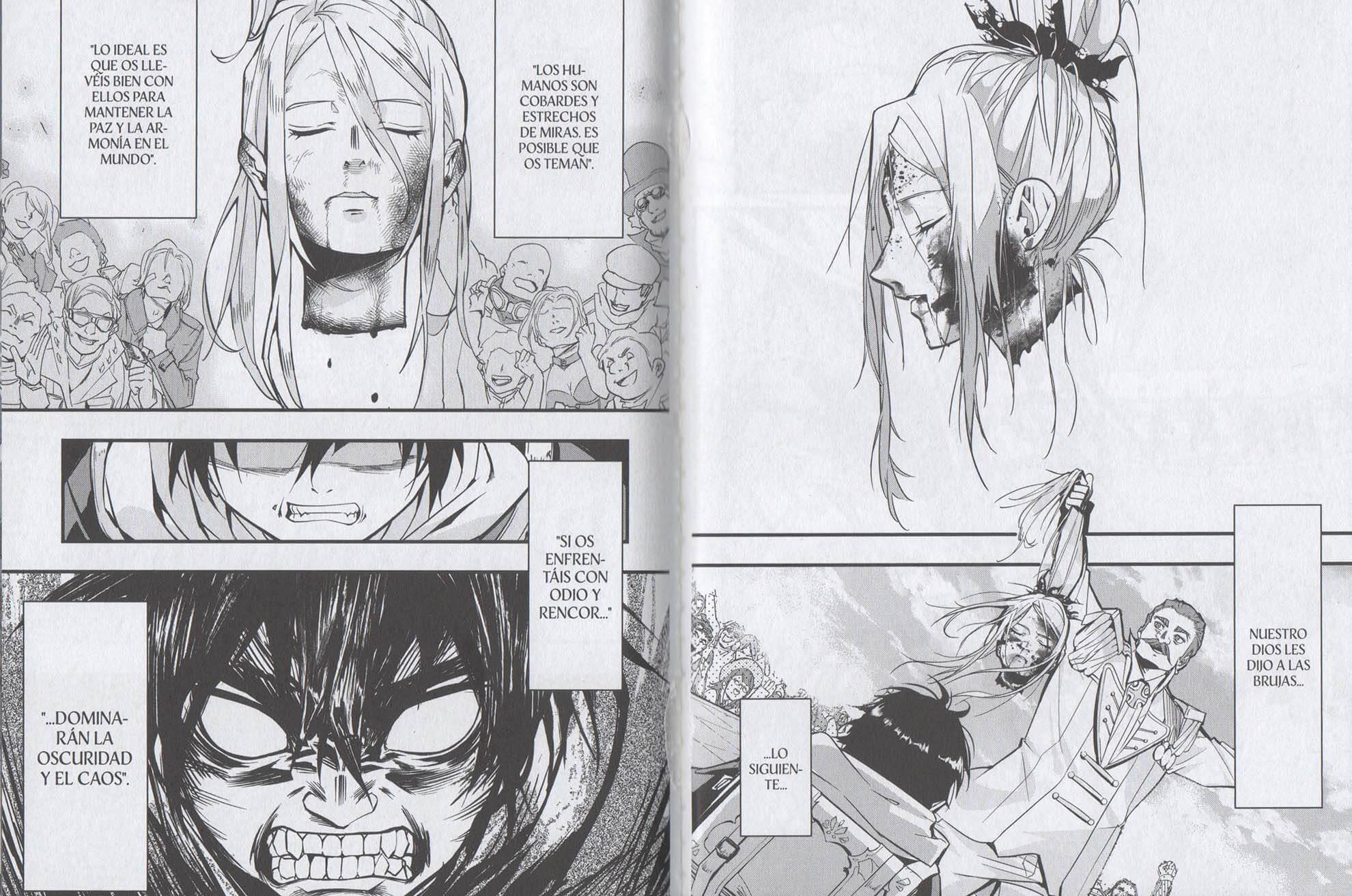 Reseña de Los Reinos de la Ruina n.º 1 | El manga no se corta ni un pelo con la violencia, y hay escenas más fuertes que esta.