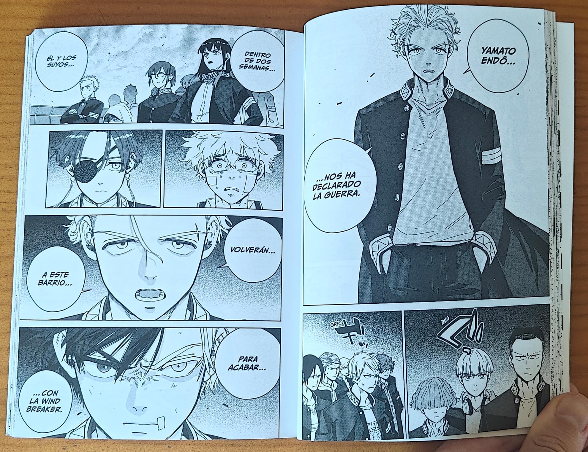 Reseña del manga Wind Breaker n.º 12 | Comienza la guerra contra Endo.