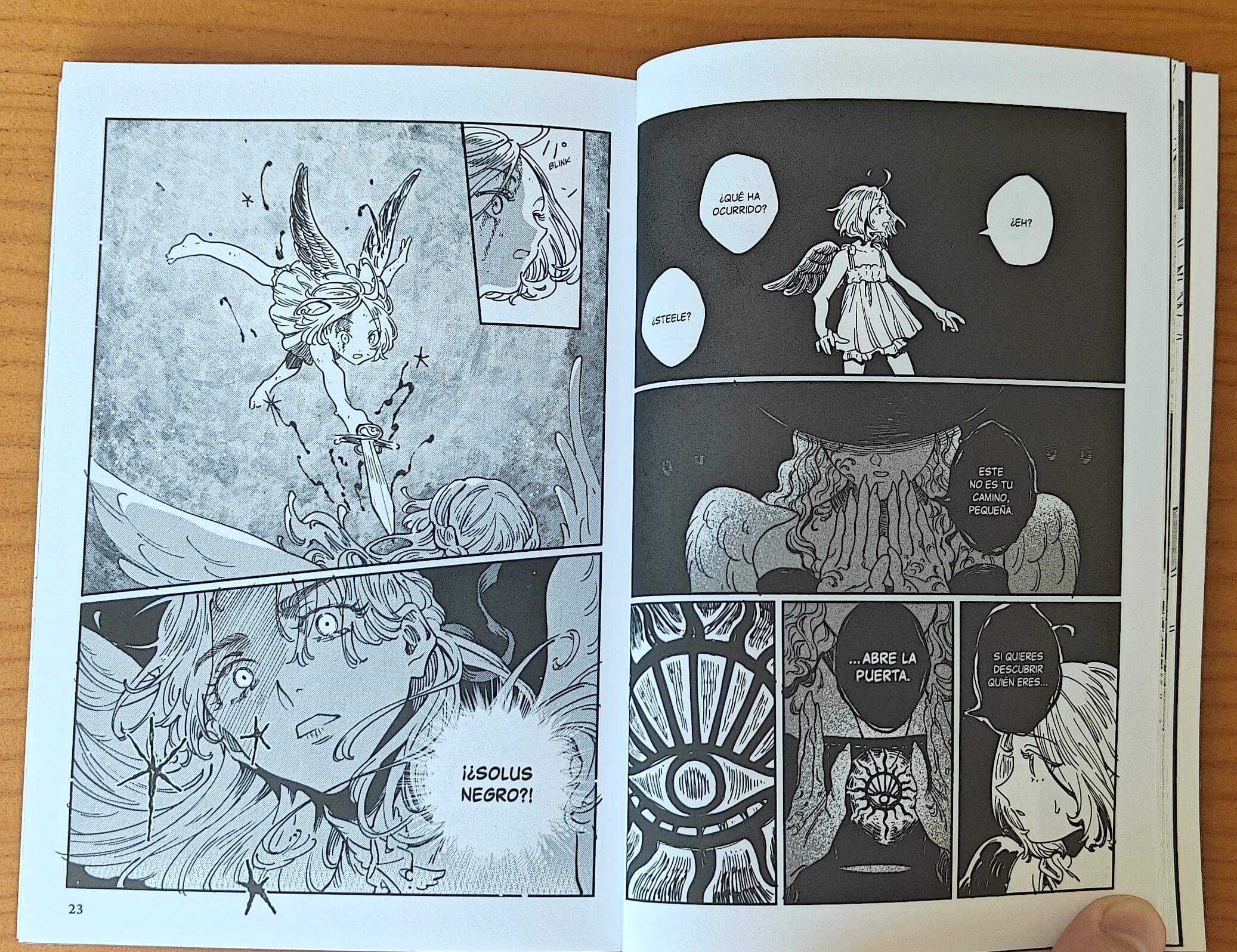 Reseña del manga Reino de Quartz n.º 2 | Blue saca sus poderes en el combate contra Steele.