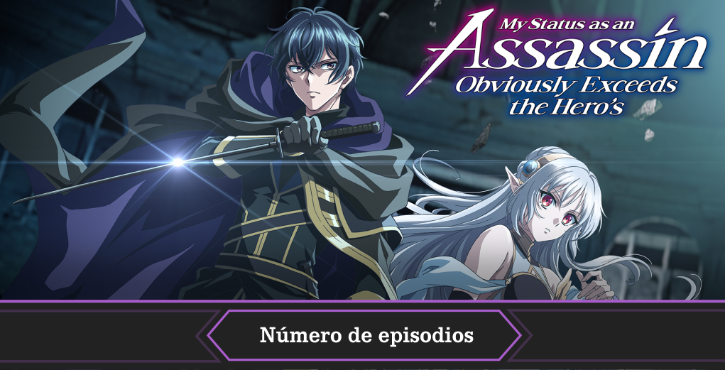 Os traemos toda la información sobre la duración y número de episodios del anime My Status as an Assassin Obviously Exceeds the Brave's.