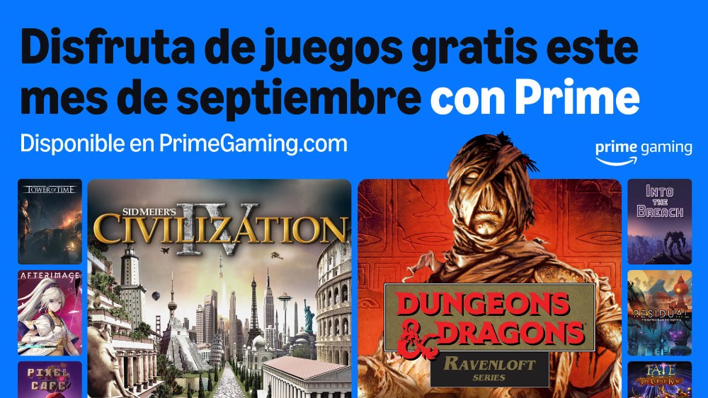 Prime Gaming septiembre 2025