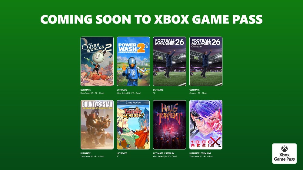 Xbox Game Pass Octubre 2025