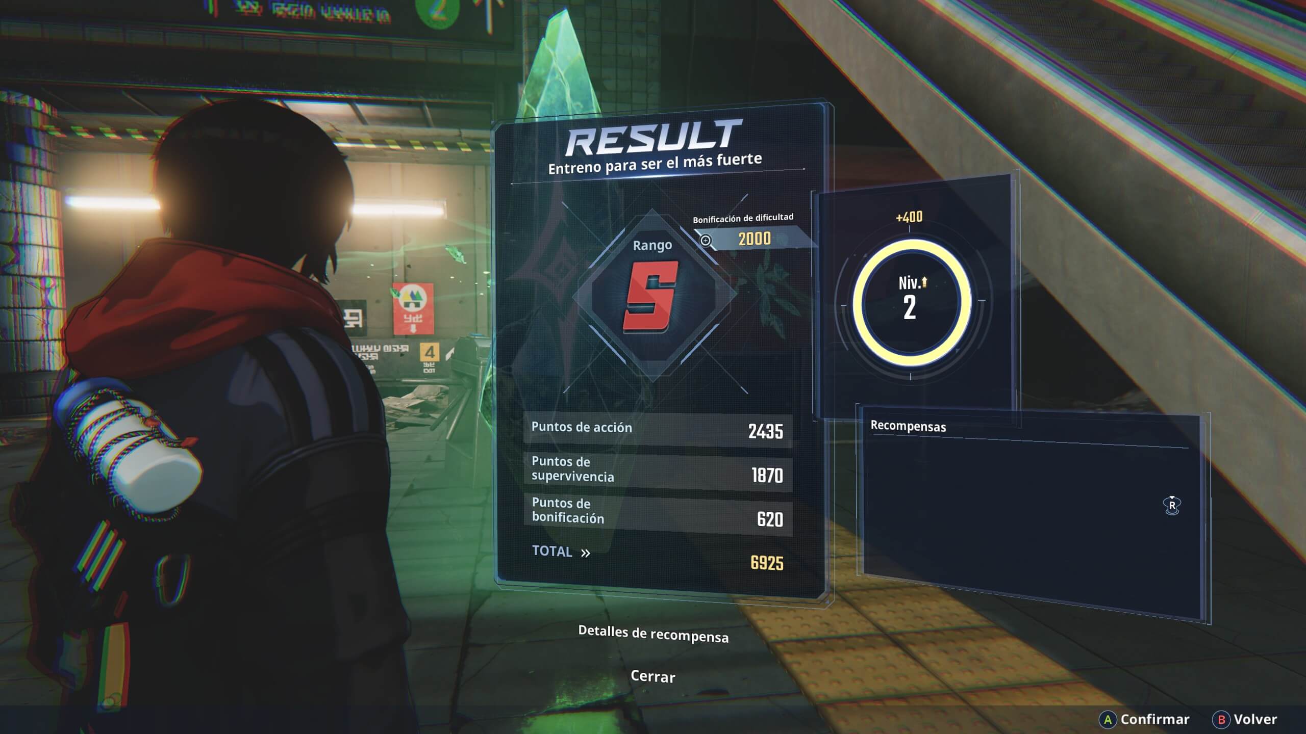 Análisis de Solo Leveling Arise: Overdrive | Al completar secciones de una misión, obtendrás puntos y podrás subir de nivel según tu rendimiento